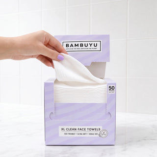 Bambuyu Clean Face Towels | Extra Large