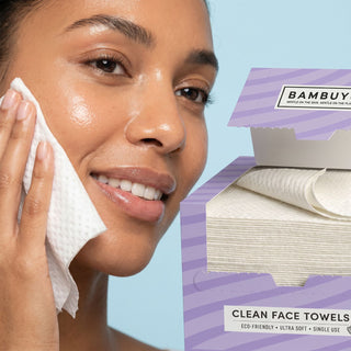 Bamboo Skin Care Face Towels - 50 Sheets