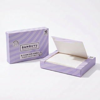 Bambuyu Disposable Bamboo Face Towels - 10 Towels