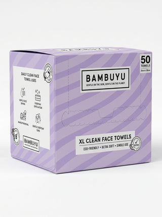 Bamboo Clean Face Towels | XL
