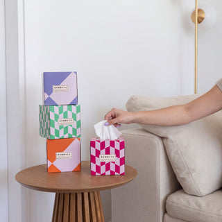 Bambuyu Facial Tissue Box | Cube