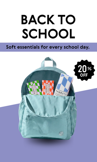 Bambuyu back to school offer. Back packed with pocket tissues