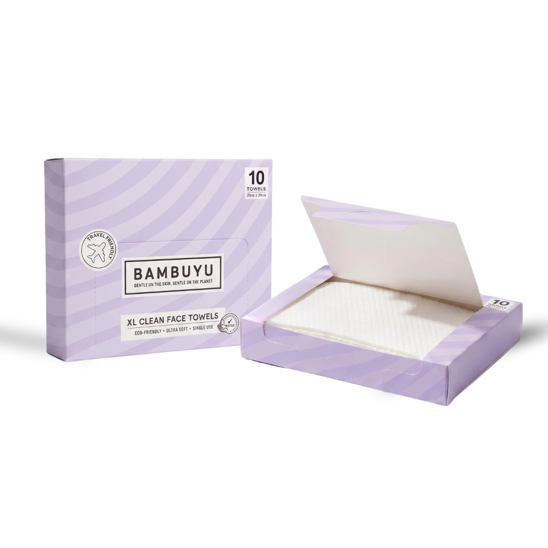 Bambuyu Clean Face Towels | Travel
